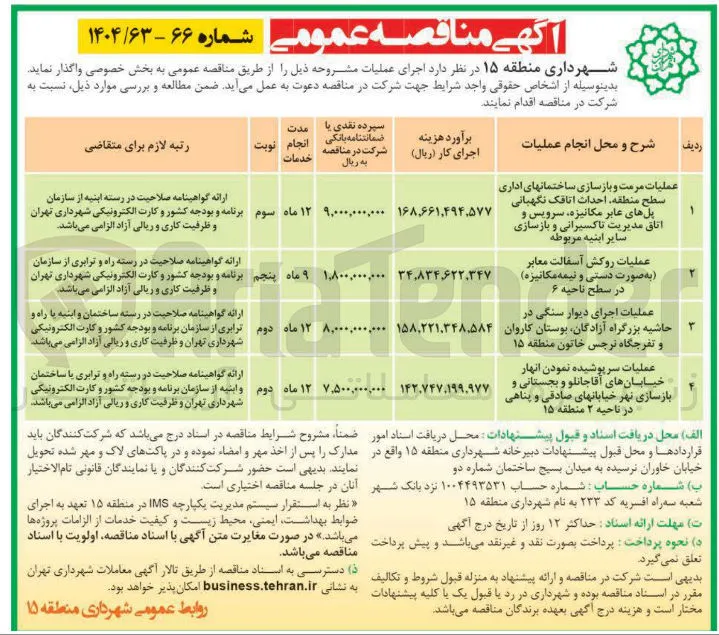 عملیات اجرای دیوار سنگی در حاشیه بزرگراه 