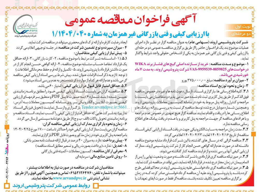 خرید از سازنده اصلی گیج های فشار برند WIKA 