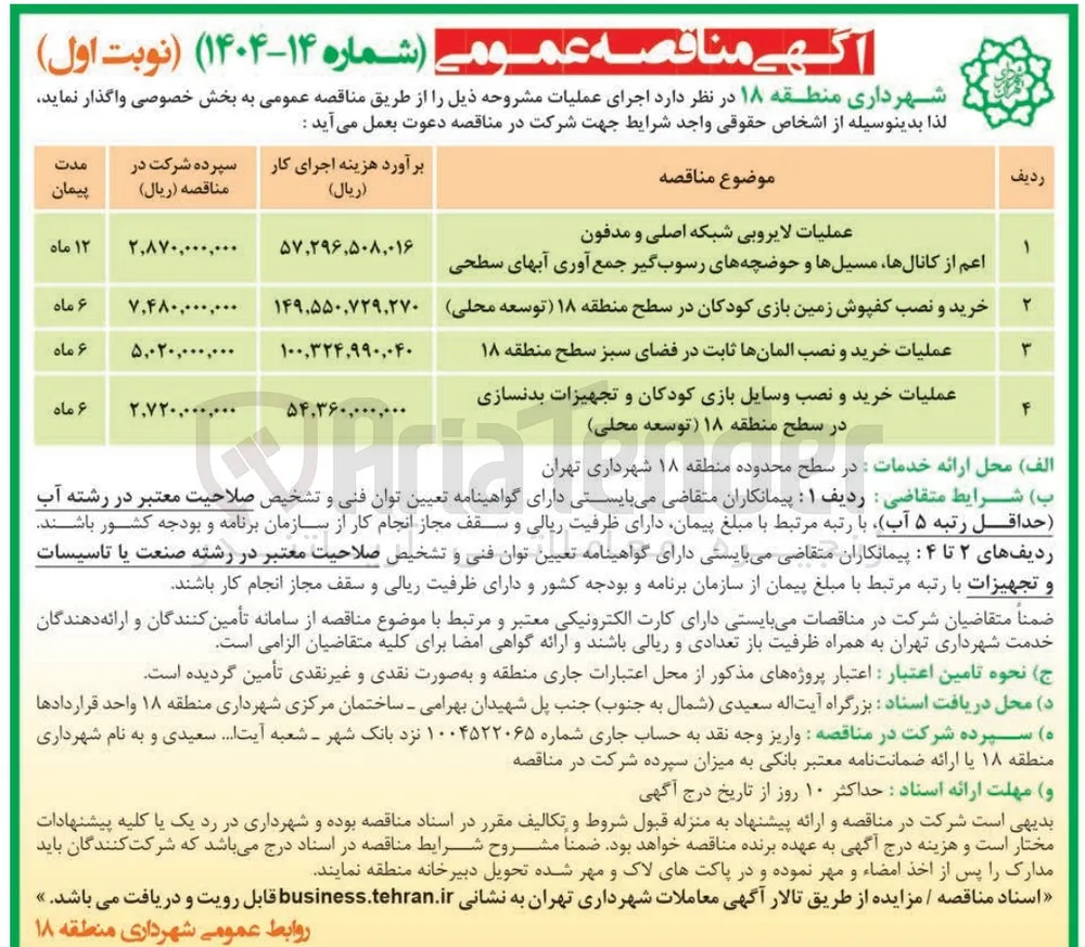 خرید و نصب کفپوش زمین بازی کودکان 