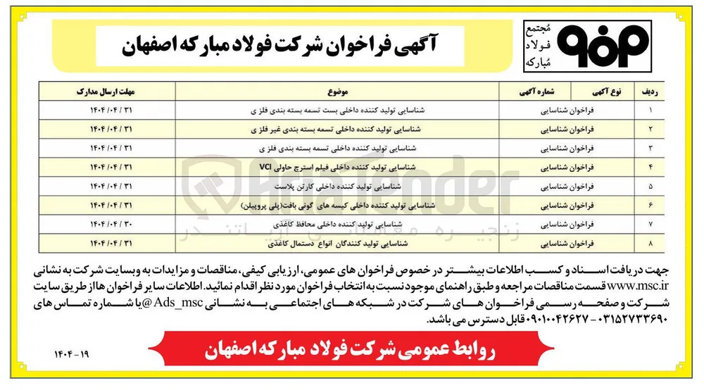شناسایی تولید کننده داخلی تسمه بسته بندی فلزی 
