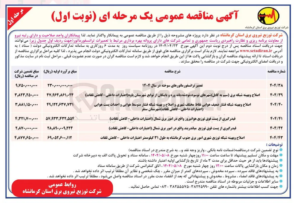 اصلاح و بهینه شبکه برق سیم به کابل شهرهای نوسود نودشه بانه وره و باینگان از توابع شهرستان پاوه اعتبارات داخلی کاهش تلفات 
