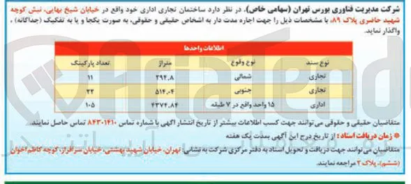 ساختمان تجاری اداری