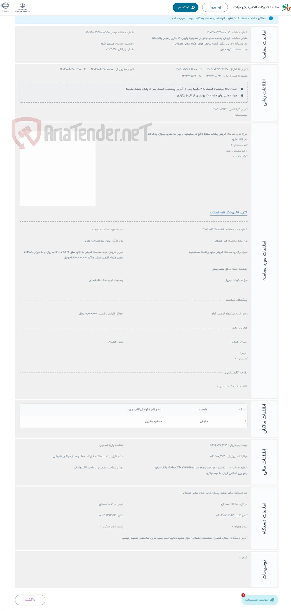 حراج فروش یکباب مغازه واقع در سعیدیه پایین 18 متری رضوان پلاک 55