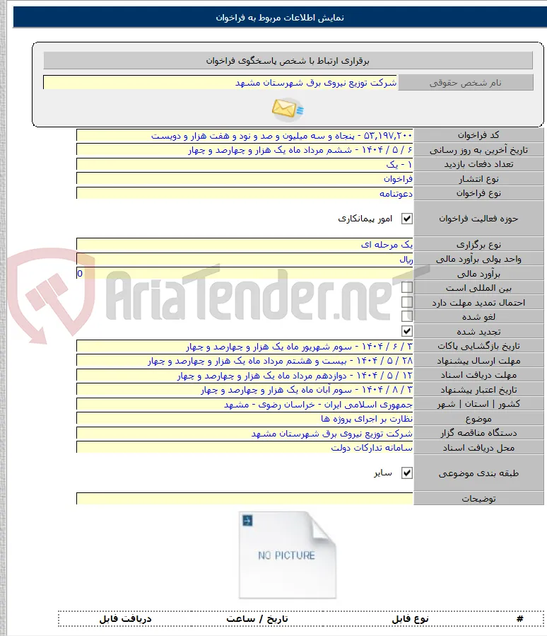 نظارت بر اجرای پروژه ها