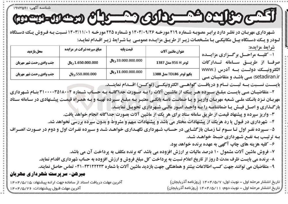 لودر 956 مدل 1387 
