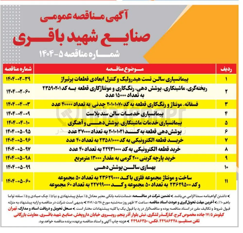 بهسازی سالن پوشش دهی