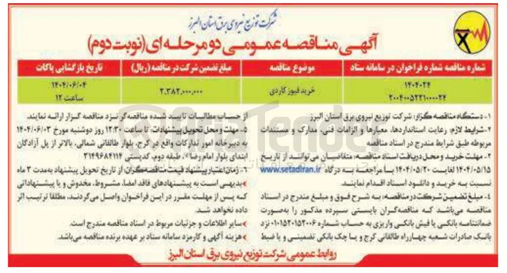 خرید فیوز کاردی