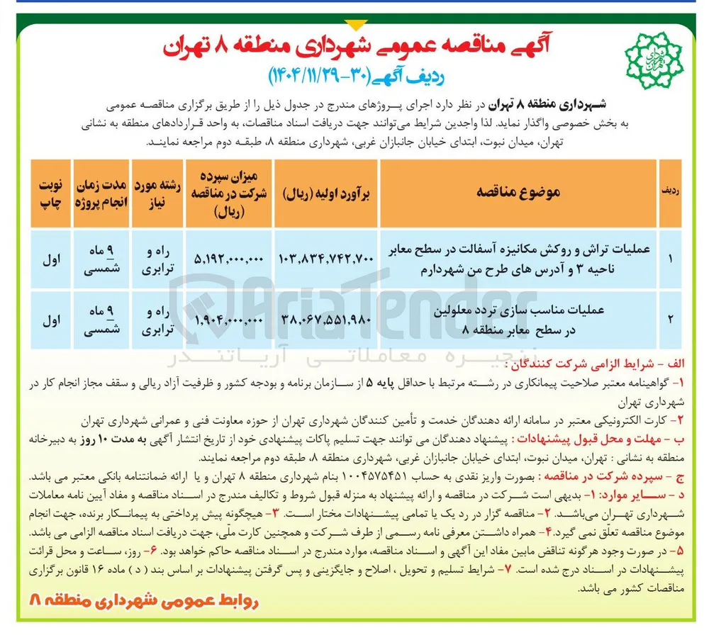 عملیات مناسب سازی تردد معلولین در سطح معابر