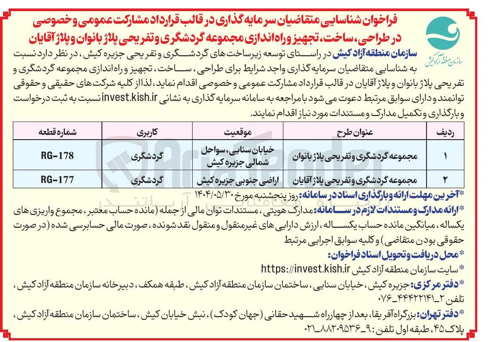 مجموعه گردشگری و تفریحی پلاژ بانوان 
