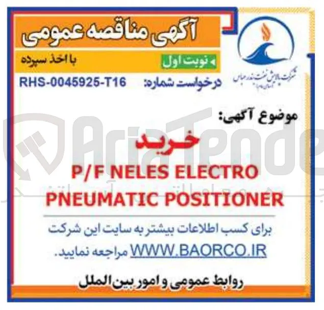 ELECTRO NELES P/F 
POSITIONER PNEUMATIC