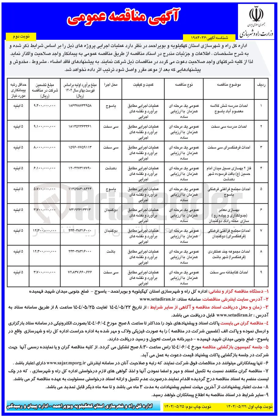 احداث مجموعه چند عملکردی (فرهنگسرا ) 