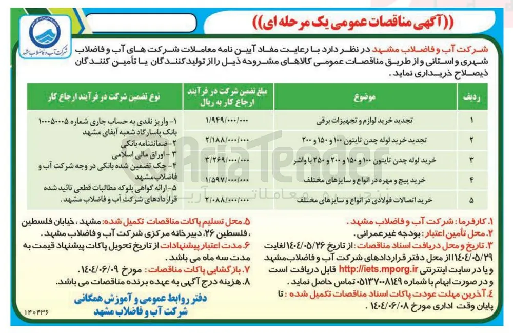 خرید پیچ و مهره در انواع و سایزهای مختلف 
