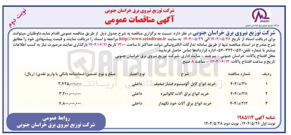 خرید انواع یراق آلات گالوانیزه 
