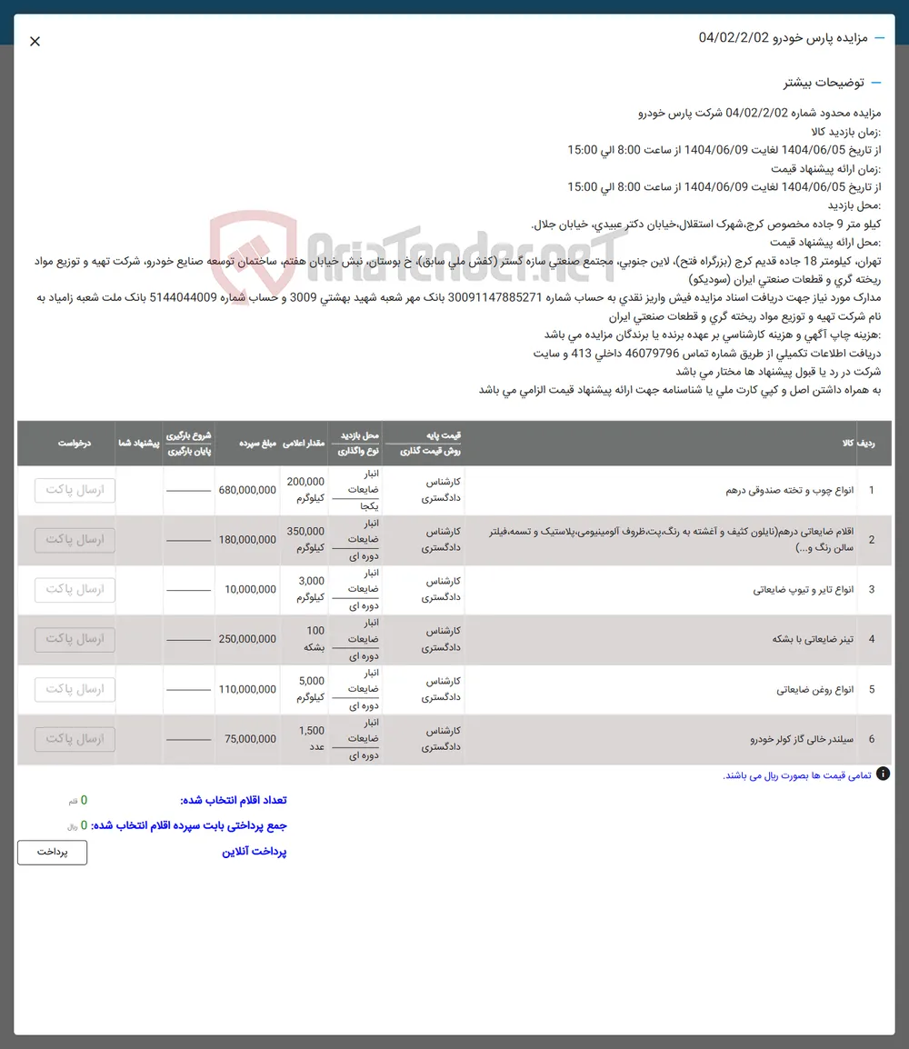 5 انواع روغن ضایعاتی 
