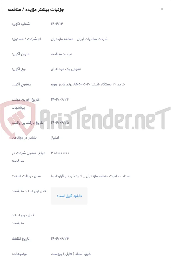 خرید 20 دستگاه شلف AN5006-20 برند فایبر هوم