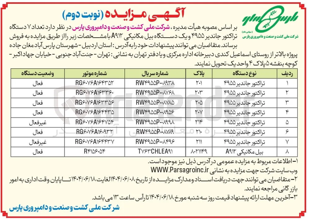  یک دستگاه بیل مکانیکی A۹۱۲ 