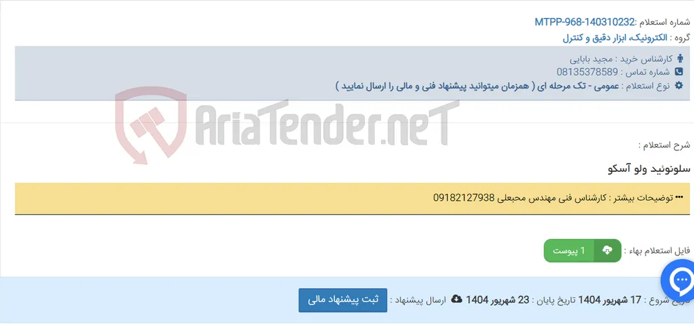 سلونوئید ولو آسکو