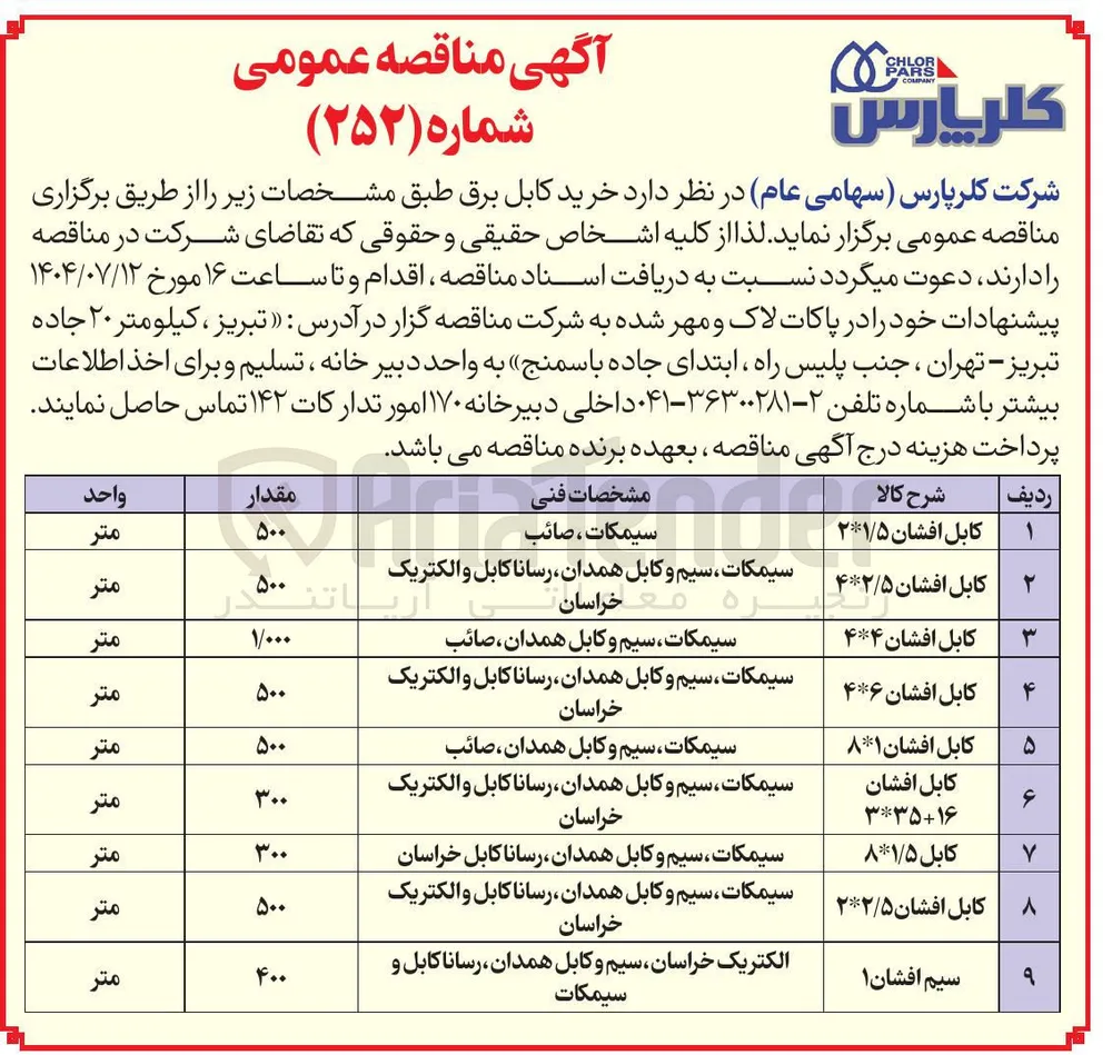 خرید کابل افشان 6*4