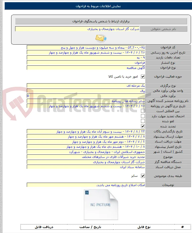 تجدید خرید شیرآلات فلزی در سایزهای مختلف