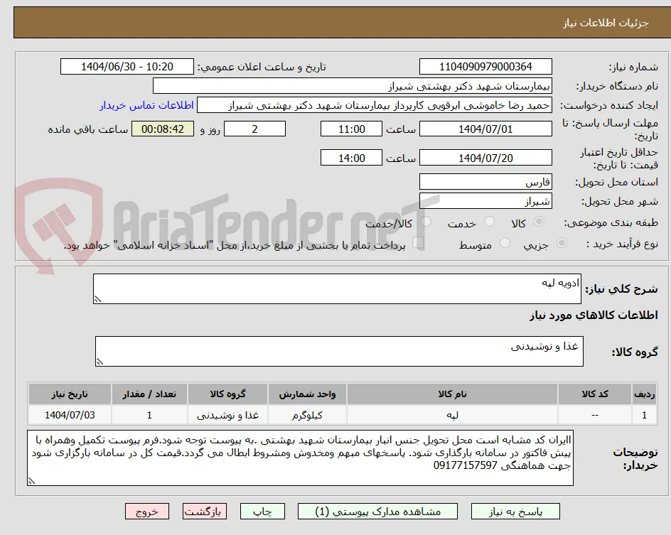 ادویه لپه