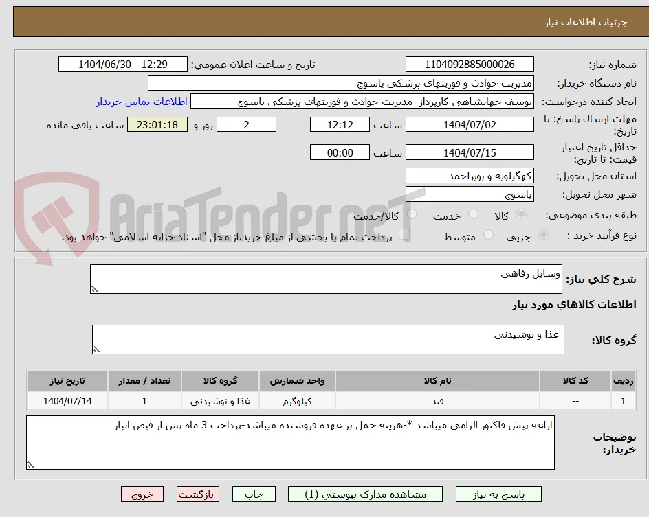 وسایل رفاهی