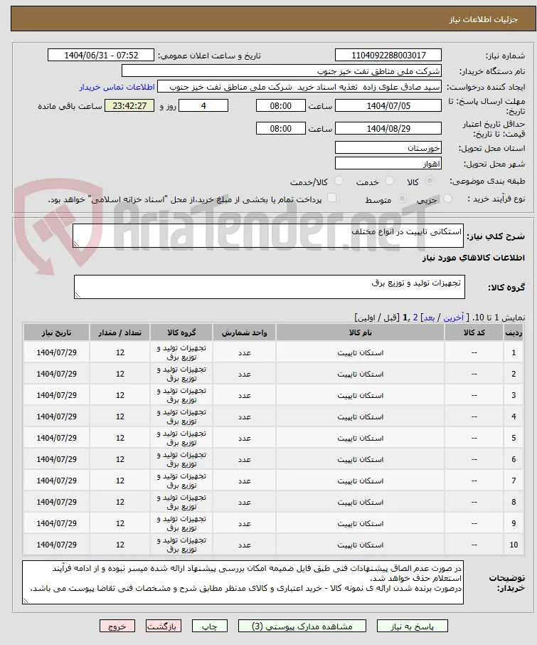 استکانی تایپیت در انواع مختلف 