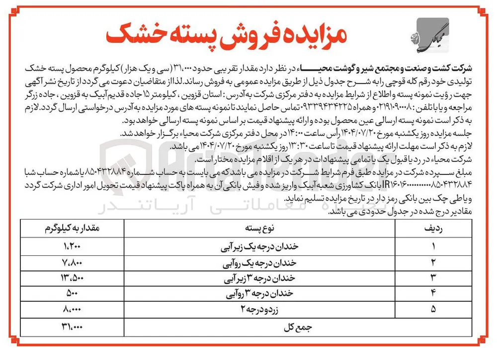 خندان درجه ۳ زیر آبی 
