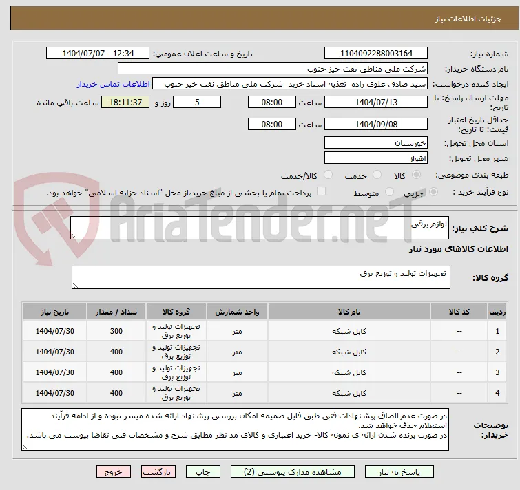 لوازم برقی