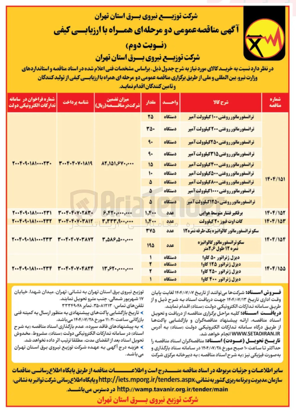 خرید برقگیر فشار متوسط هوایی