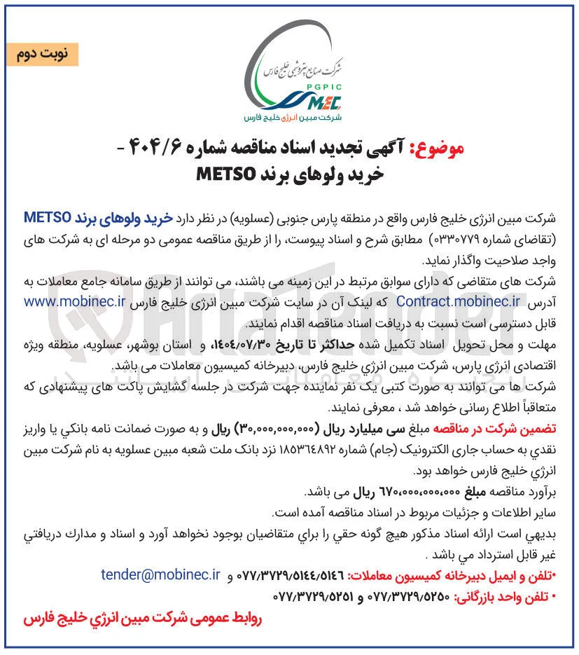 خرید ولوهای برند METSO 