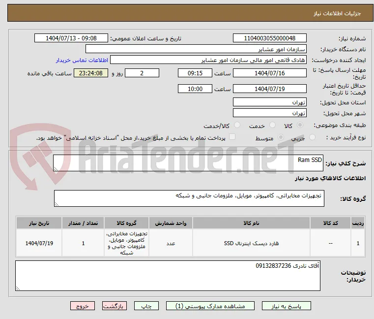Ram SSD