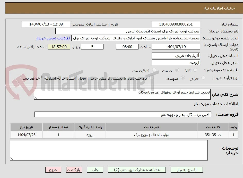 تجدید شرایط جمع آوری برقهای غیرمجازبوکان