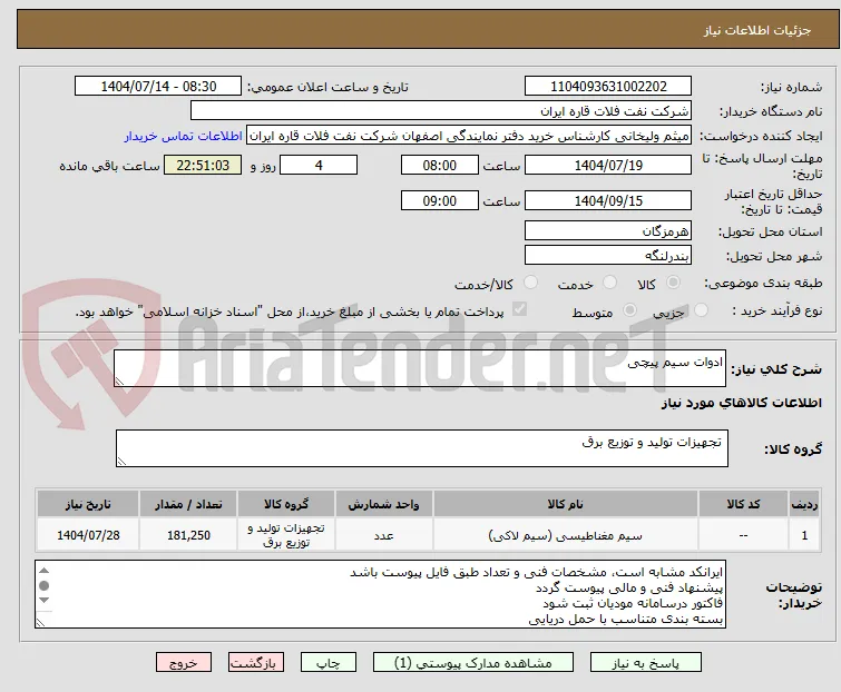 ادوات سیم پیچی
