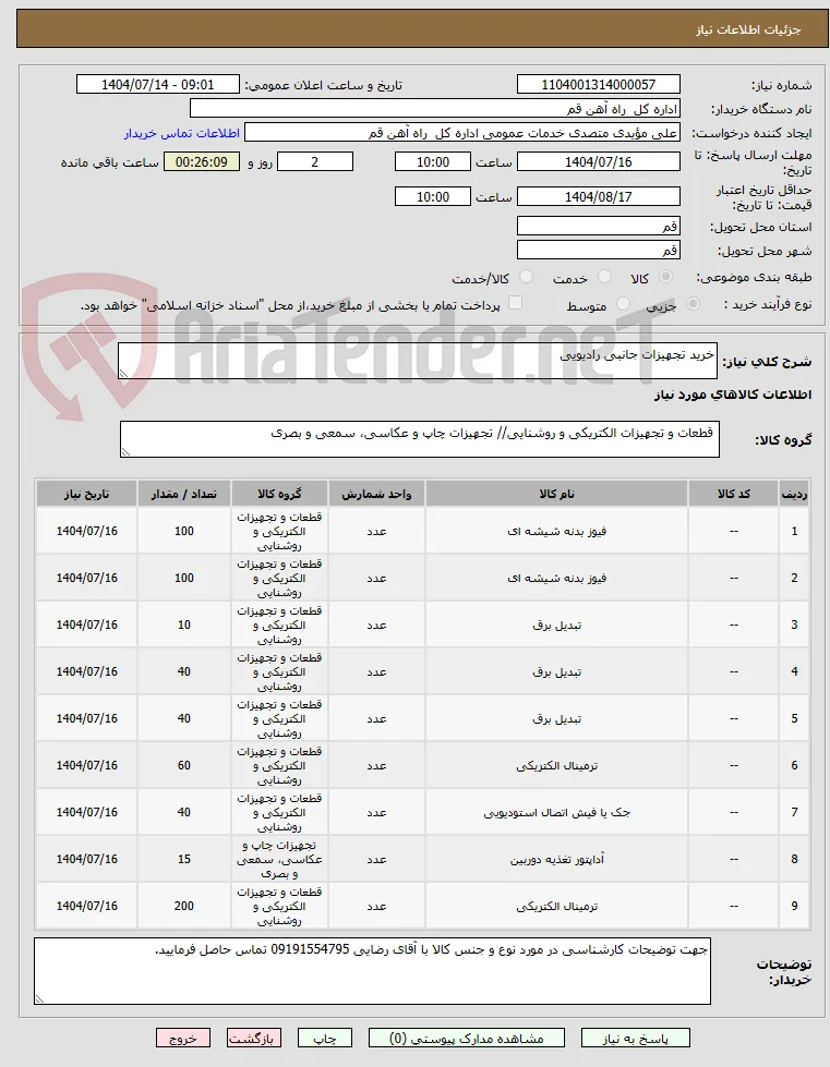 خرید تجهیزات جانبی رادیویی