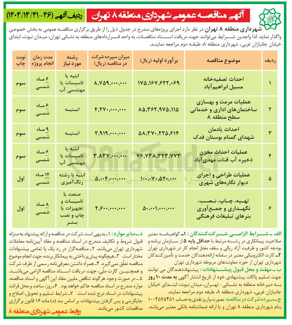 عملیات احداث مخزن ذخیره آب قنات مهدی آباد 