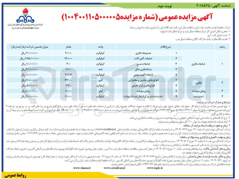 انواع باطری ابزار دقیقی 
