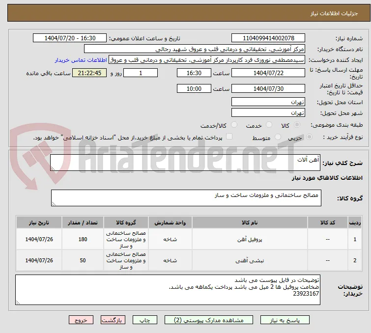 آهن آلات
