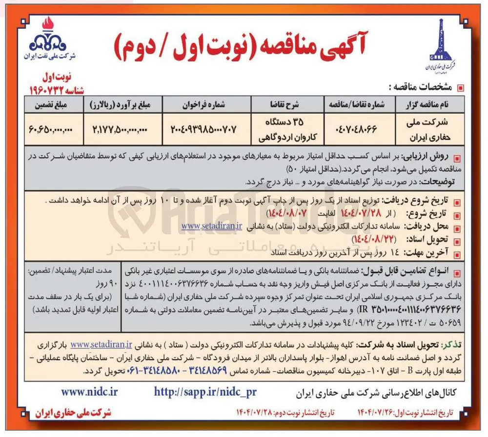 تامین ۳۵ دستگاه کاروان اردوگاهی