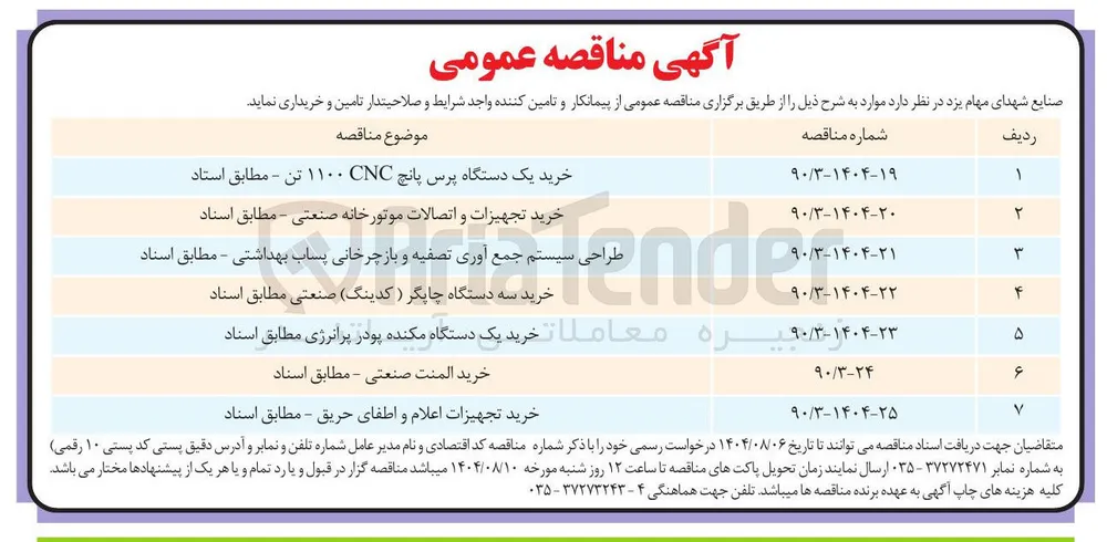 خرید سه دستگاه چاپگر ( کدینگ) صنعتی