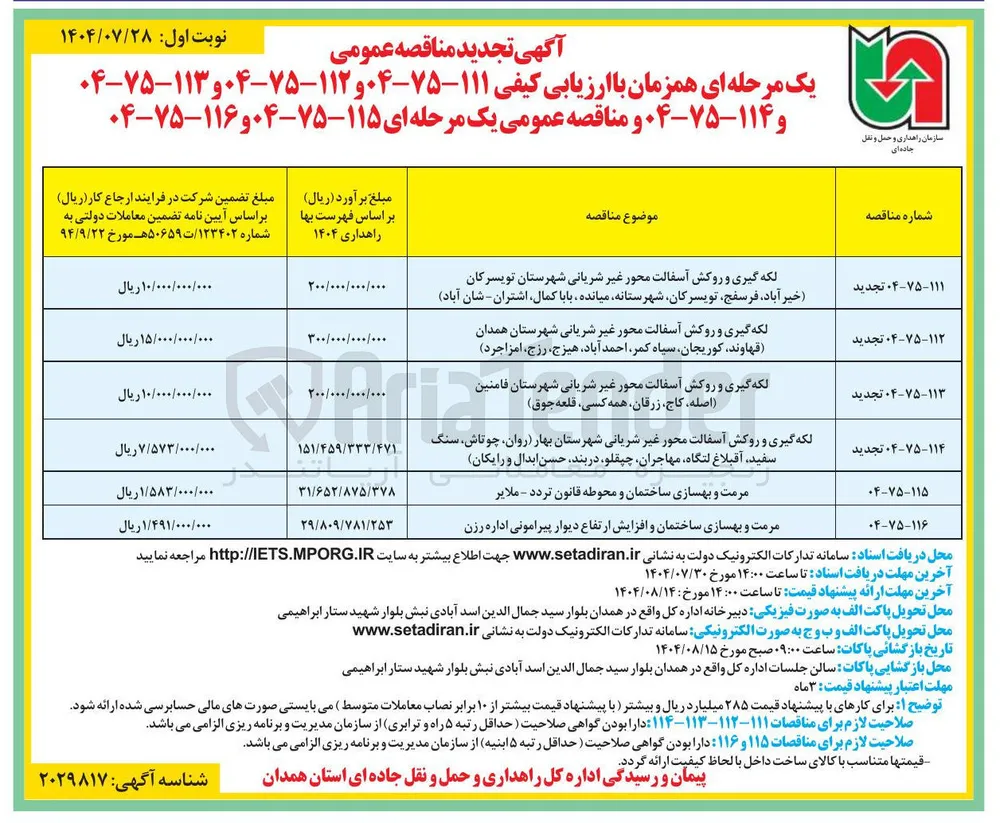 مرمت و بهسازی ساختمان و محوطه