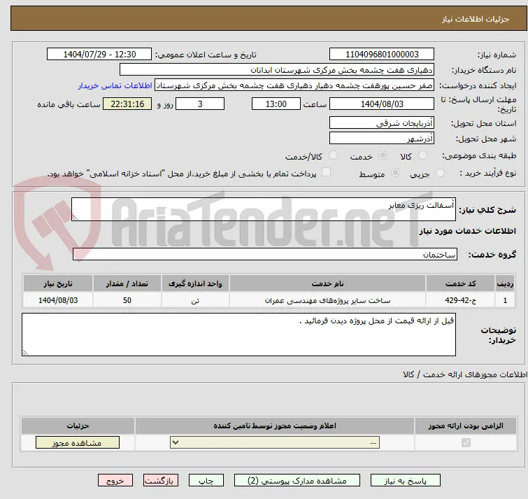 آسفالت ریزی معابر