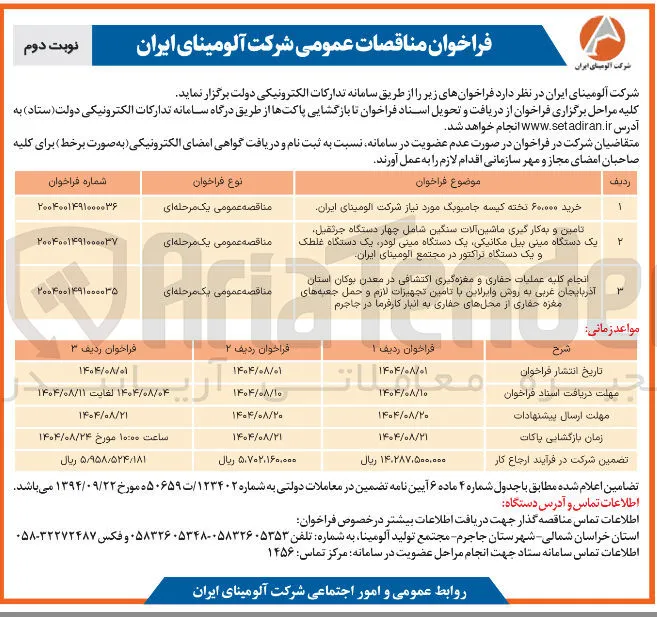 خرید ۶۰,۰۰۰ تخته کیسه جامبوبگ