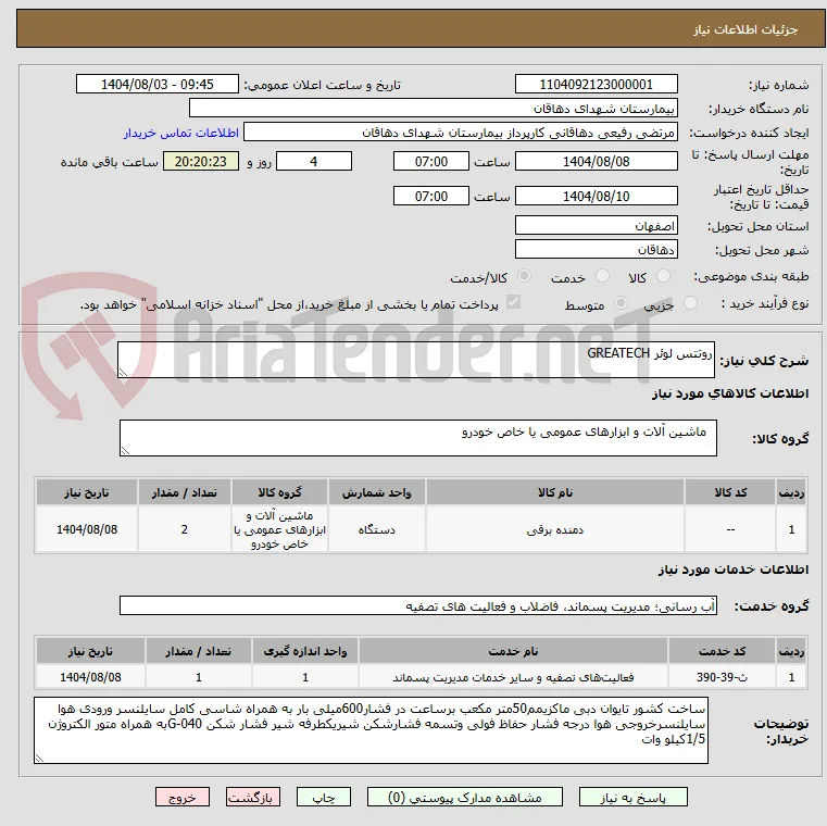 روتتس لوئر GREATECH