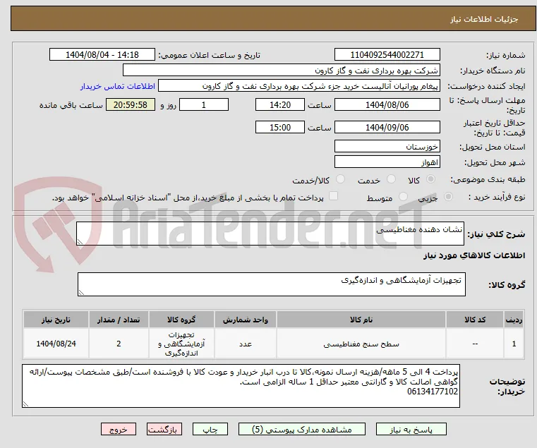 نشان دهنده مغناطیسی