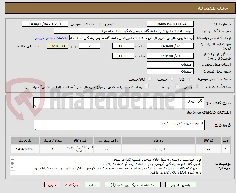 لگن دربدار