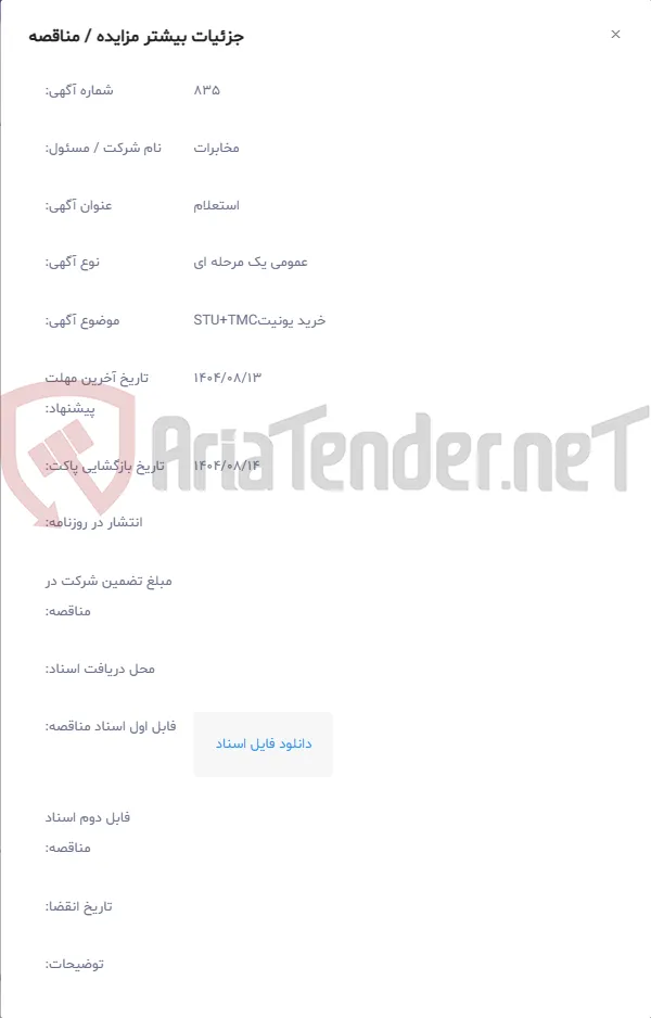 خرید یونیتSTU+TMC