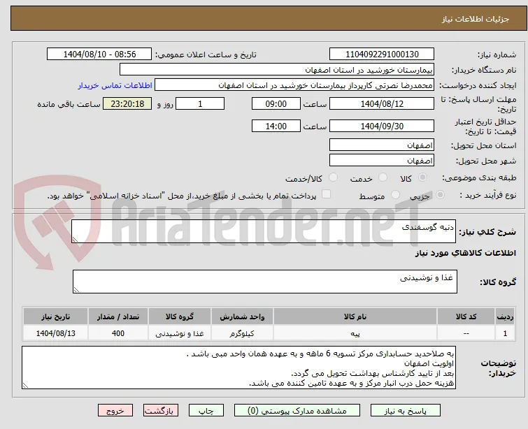 دنبه گوسفندی