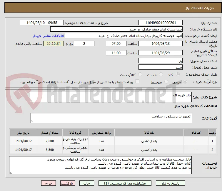 باند قهوه ای