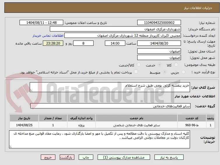 خرید بنفشه کرتی بومی طبق شرح استعلام 