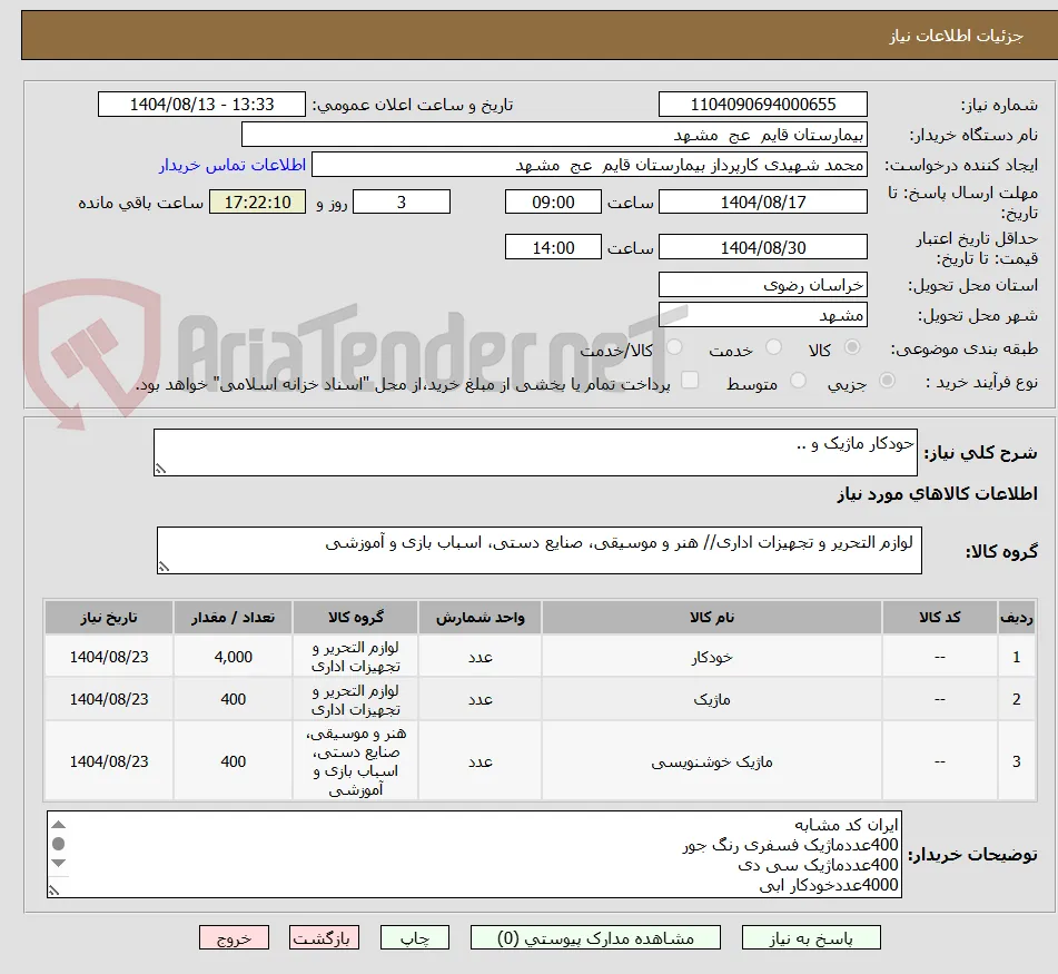 حودکار ماژیک و .. 